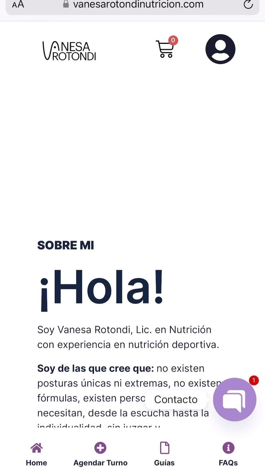 Instagram post from vanesarotondi.nutricion. This post is in position 3.